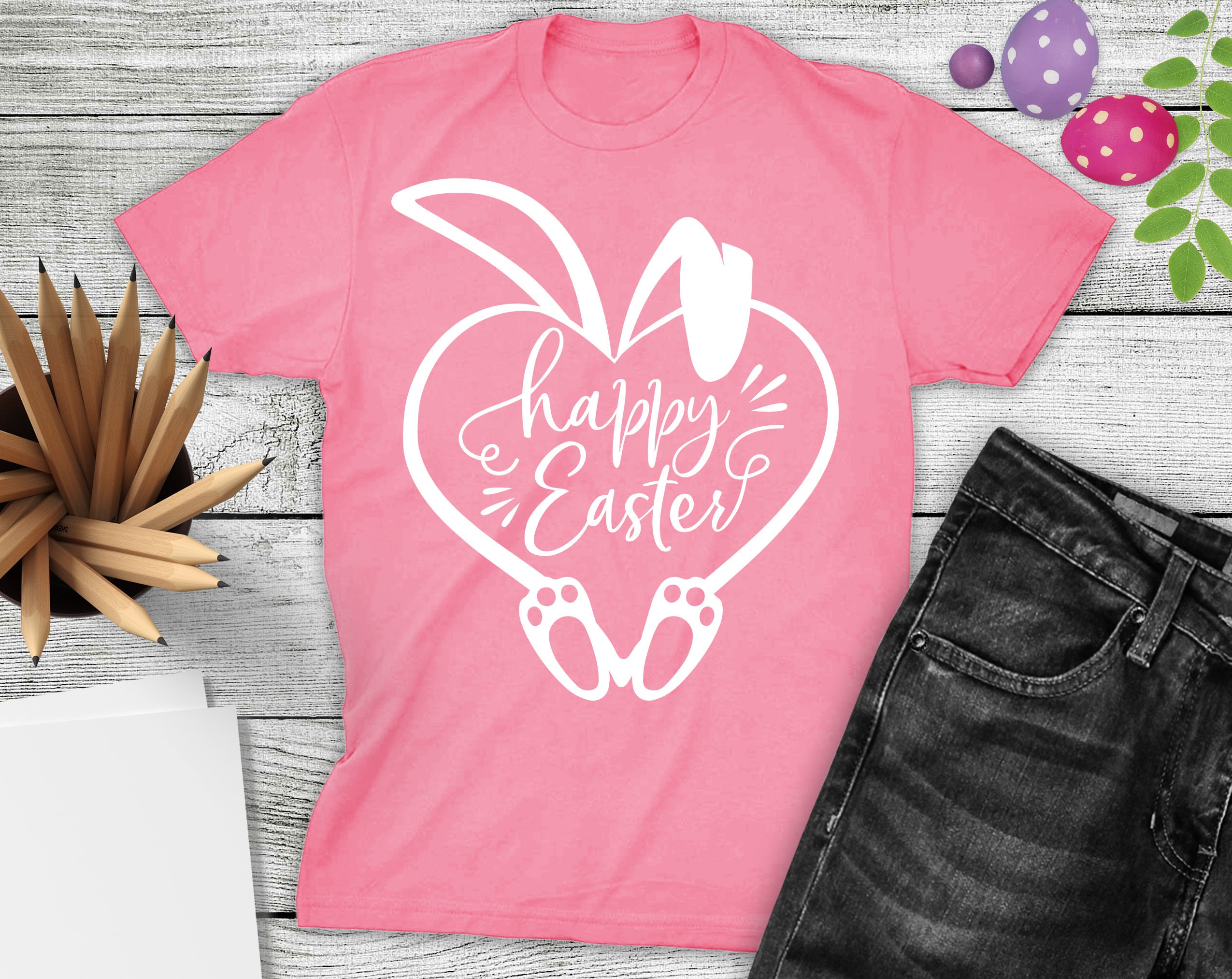 Happy Easter Tshirt Easter Day Tshirt Easter Bunny Shirt | Etsy