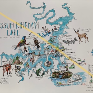 Postkarte DesignerKarten Possum Kingdom Lake