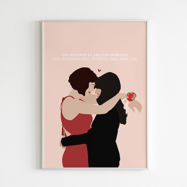 Sanvers (Alex & Maggie): arte digitale, stampe minimaliste - (disponibile in formato A5/A4)