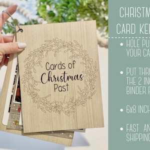 Cards of Christmas Past | Card Keeper | Christmas Card Holder | Xmas Card Holder | Christmas Card Keeper | Christmas Card Keepsake