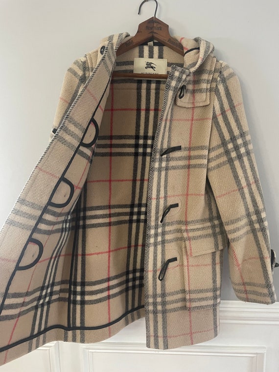 Burberry London Nova Wool Hooded Duffle Coat