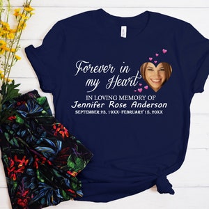 Custom in Loving Memory T-shirt Custom Funeral Shirt - Etsy