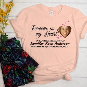 Custom in Loving Memory T-shirt Custom Funeral Shirt - Etsy