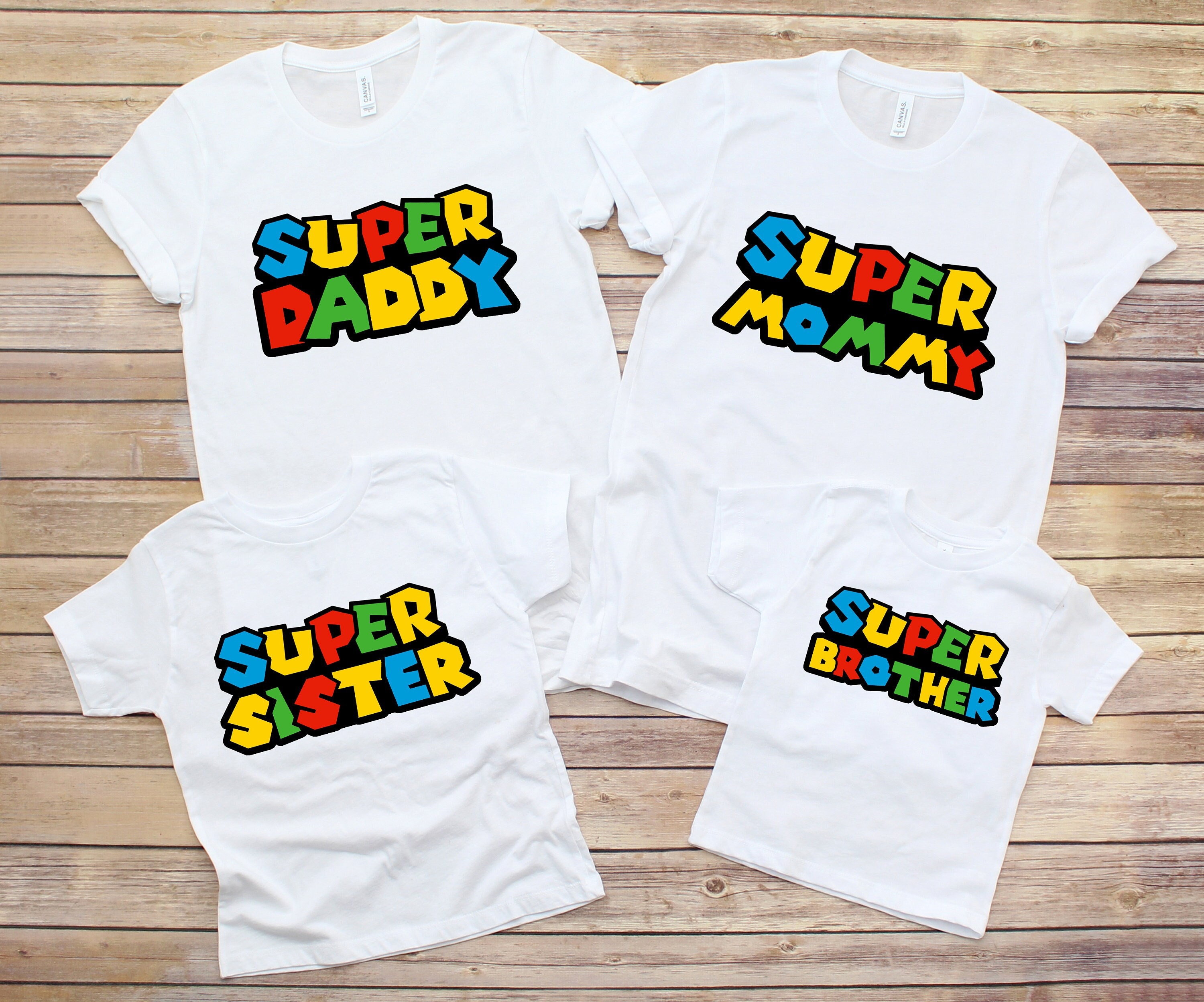 super mario birthday shirt