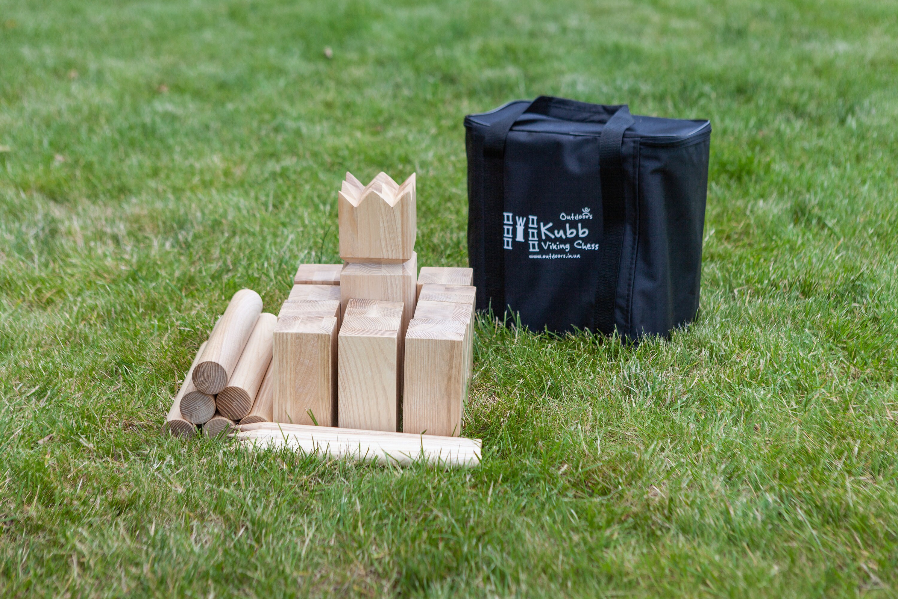 Kubb lawn game Sturdy premium smooth touch wood Tournament Etsy