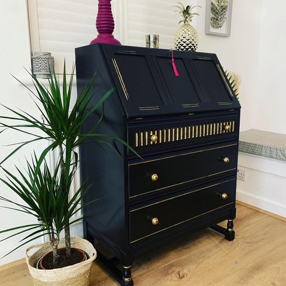 Black on sale writing bureau