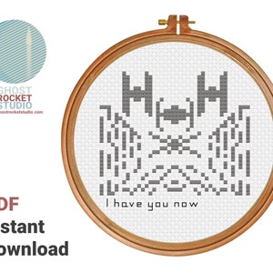 I Have You Now - Trench Run Star Wars Counted Cross Stitch Pattern
