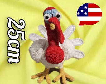 Turkey crochet pattern, funny