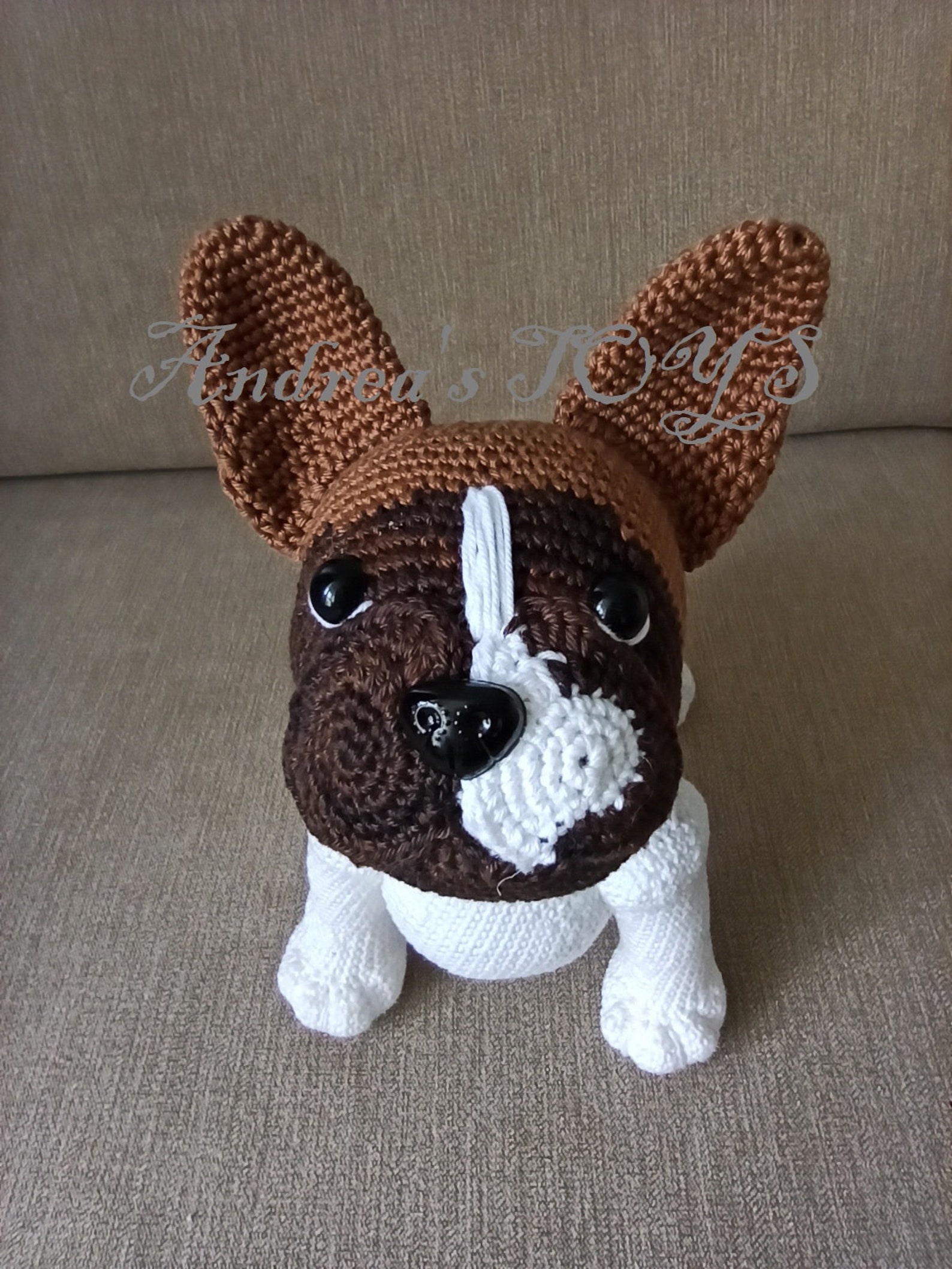 Dió Crochet Pattern French Bulldog Dog Amigurumi Francia Etsy