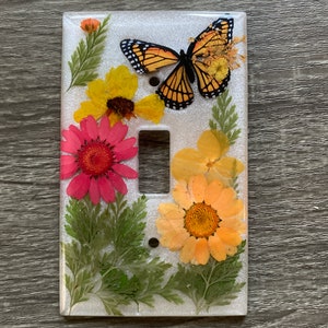 Custom Floral Lightswitch Cover