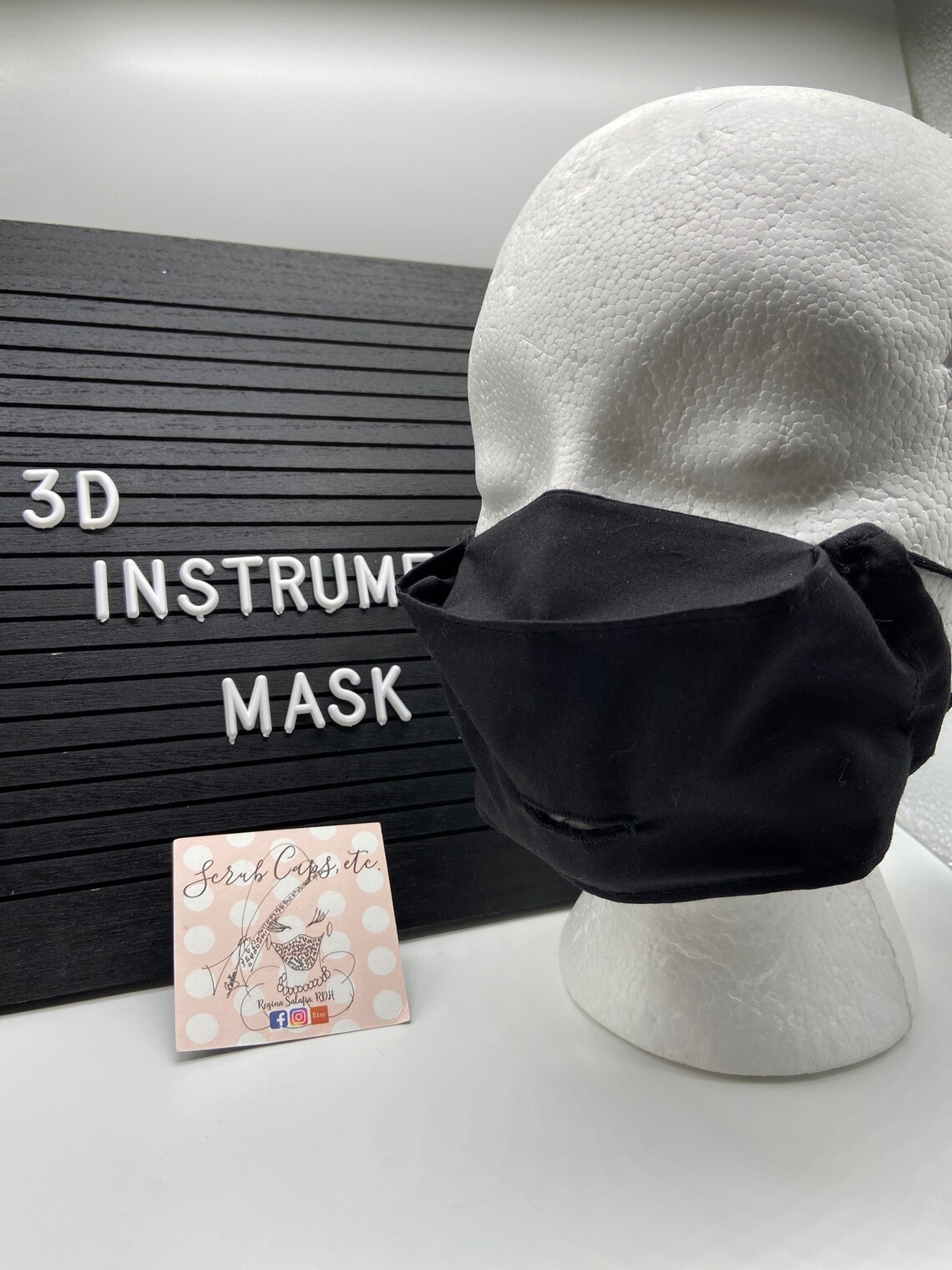 Comfortable 3-D Custom Band Mask for Musicians With Hole for - Etsy