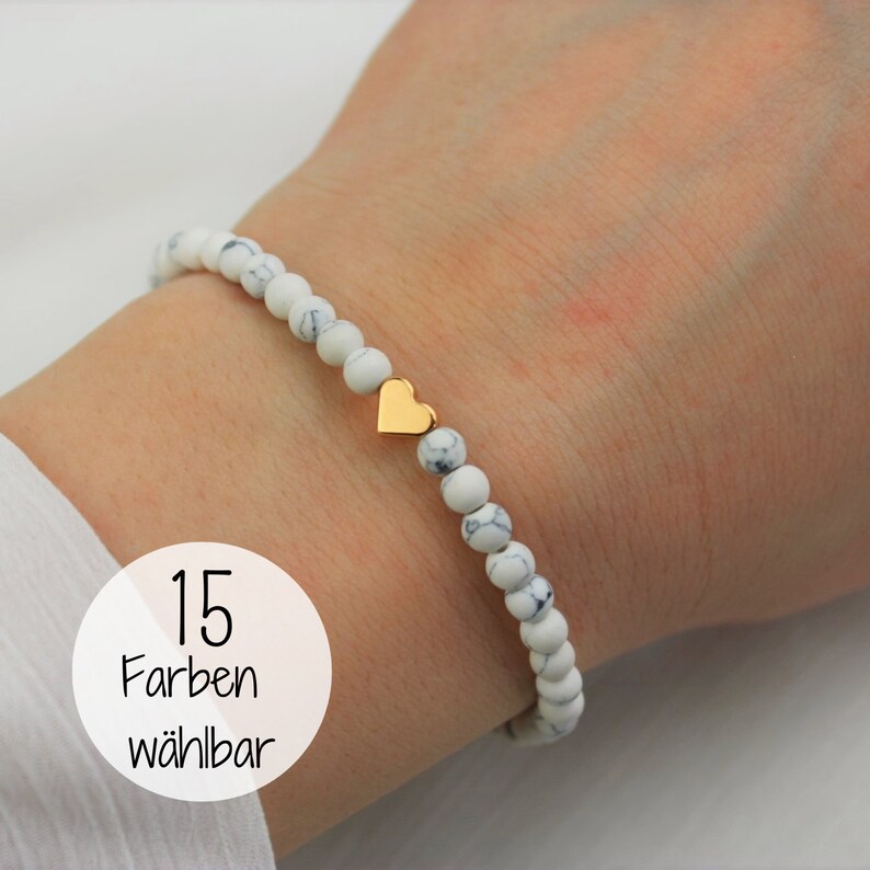 Friendship bracelet gift birthday best friend sister mom heart image 1