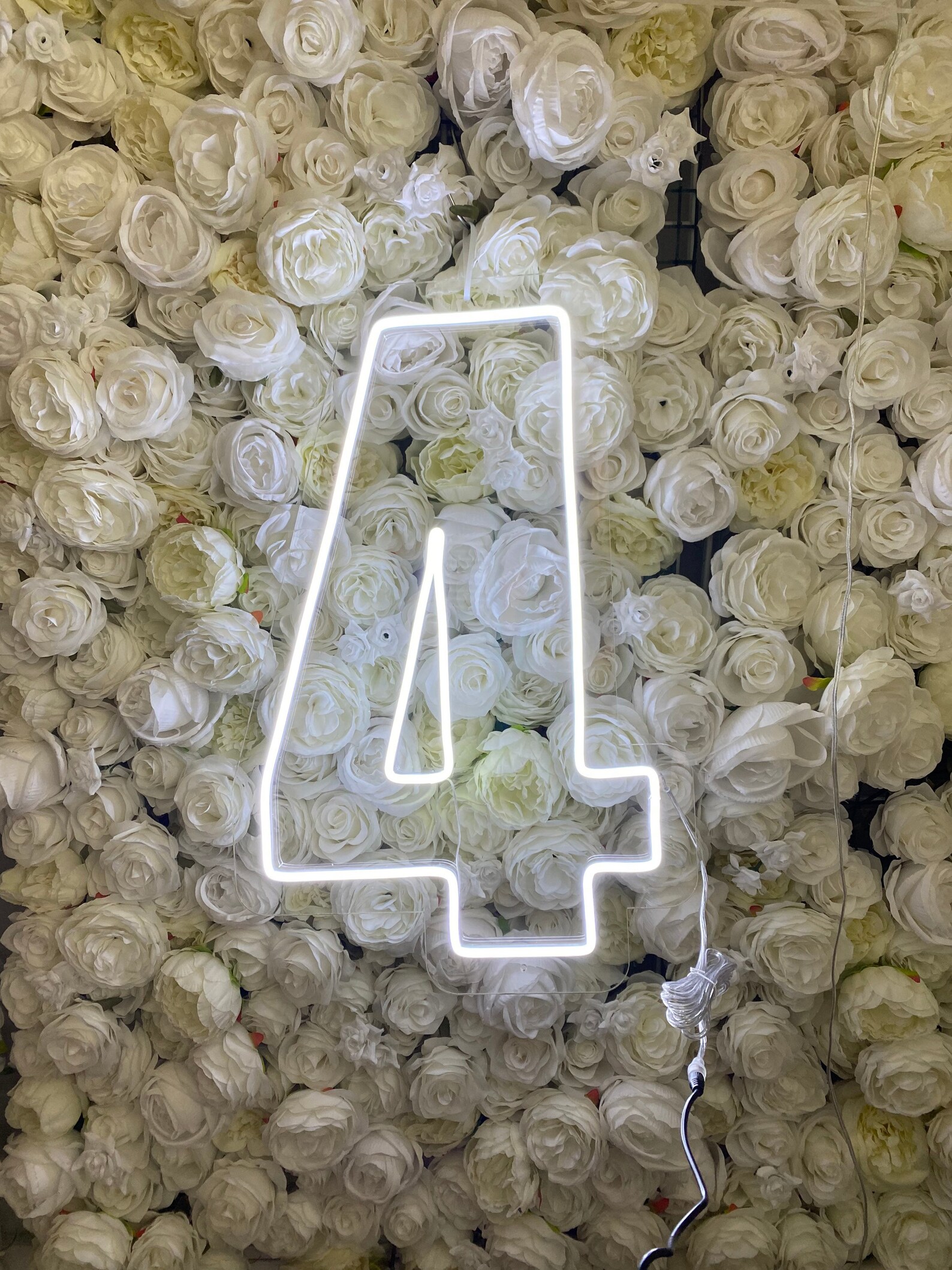 LED Neon Number Etsy