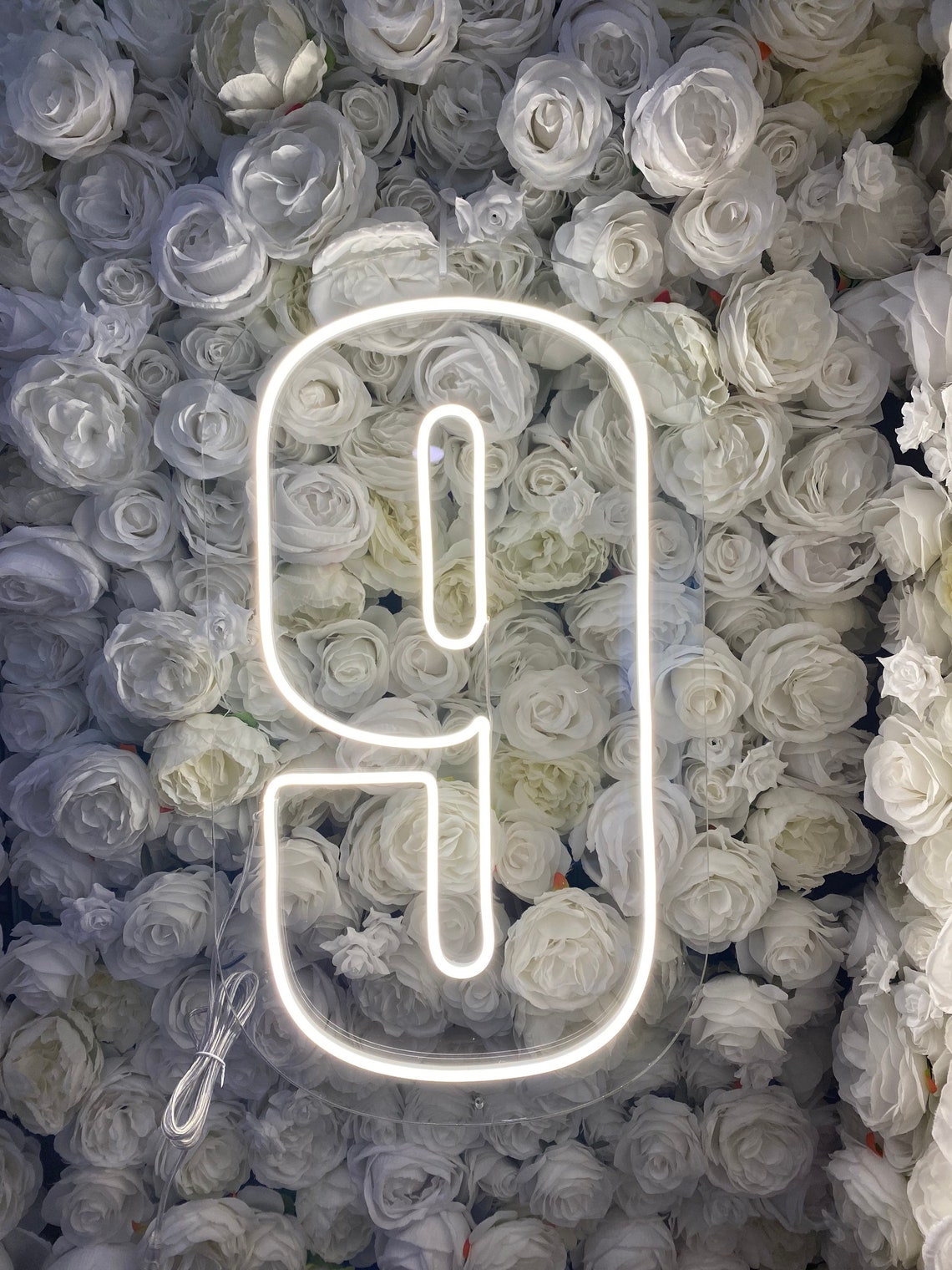 LED Neon Number Etsy