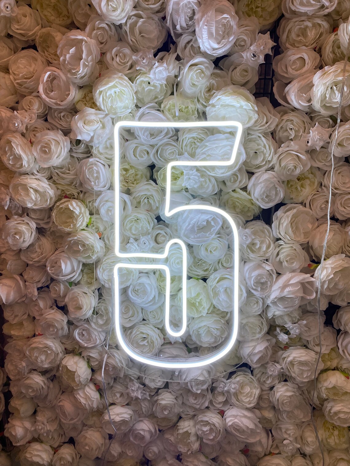 LED Neon Number Etsy