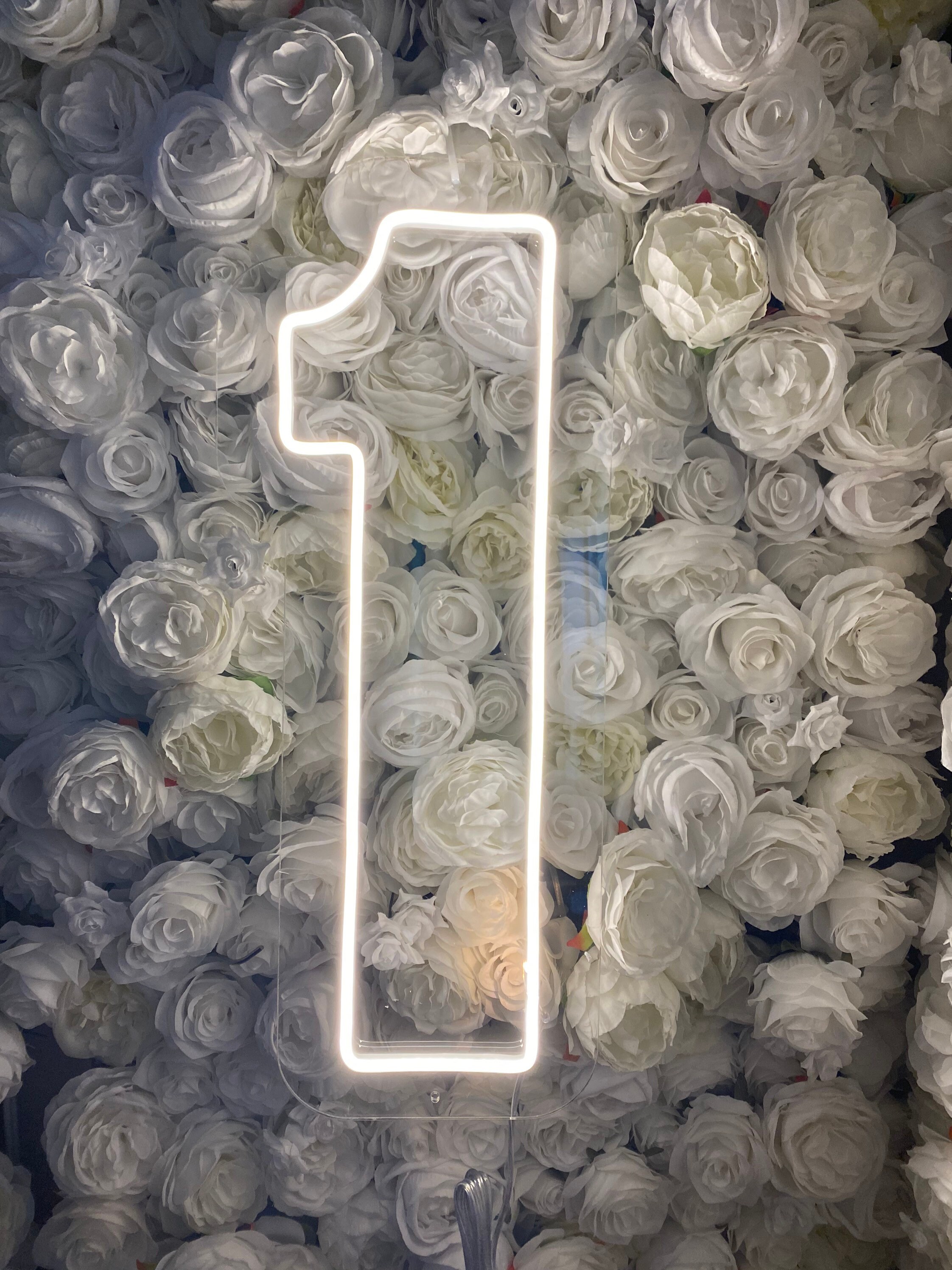 LED Neon Number Etsy