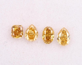 0.48 CT, Natural Loose Fancy Diamond, Mix Shape Diamond, Pear, Emerald, Oval Shape Fancy Diamond For Engagement Ring & Wedding Ring.