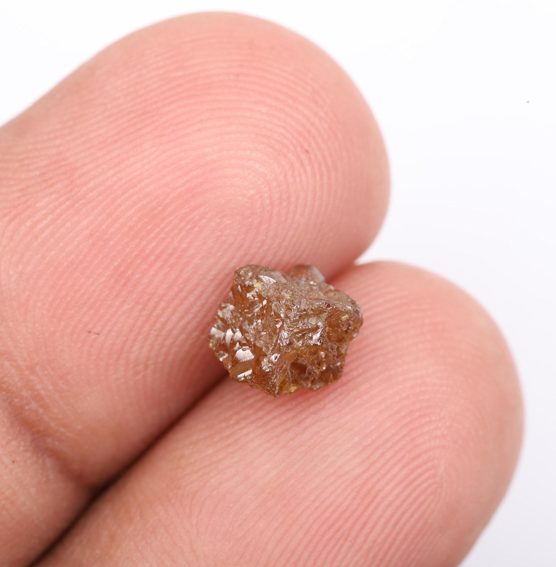Deluxe Rough Diamond 22センチ 2.22 CT, 6.20 X 6.00 MM, Natural Rough Diamond, Raw Diamond, Cube