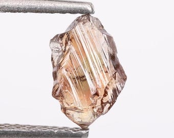 0.86 CT, 8.60 X 5.60 MM, Natural Rough Diamond, Raw Diamond, Uncut Diamond Fancy Brownish Color Diamond, For Engagement Ring & Wedding Ring.