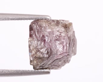 6.59 CT, 12.30 X 11 MM, Natural Rough Diamond, Raw Diamond, Uncut Raw Diamond Fancy Pink Diamond, For Engagement Ring & Wedding Ring.