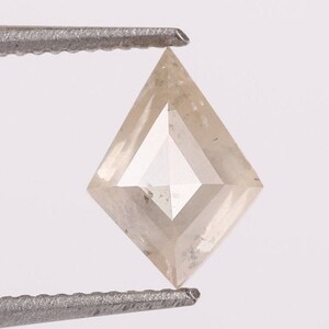 0.56 CT, 6.80 X 4.90 MM, Salt and Pepper Diamond, Kite Shape Diamond, Natural loose Fancy Gray Diamond for Engagement Ring & Wedding Ring.