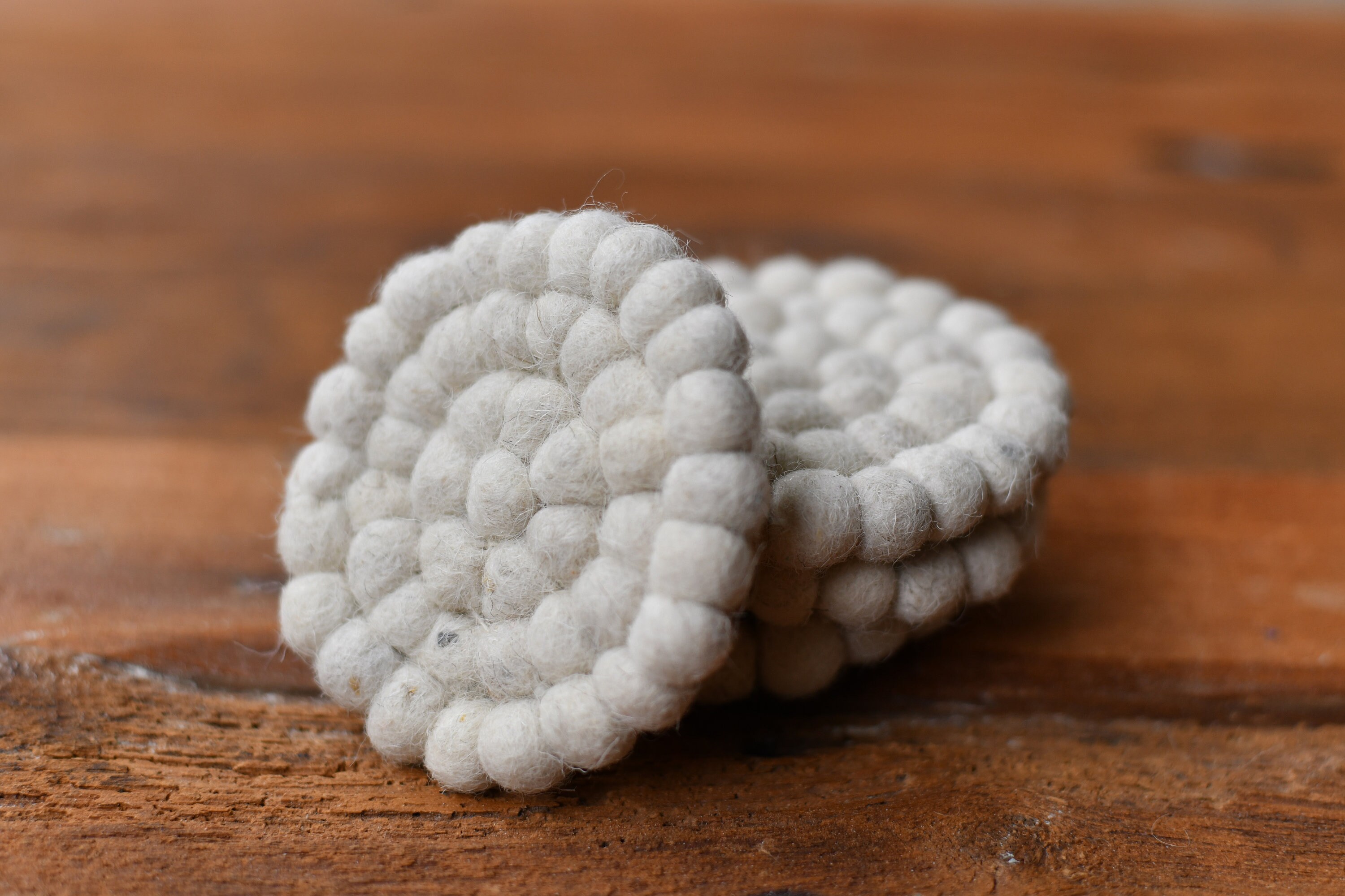 Handmade Felt Coasters Set of 4 Needle Felted Coaster Gift Etsy
