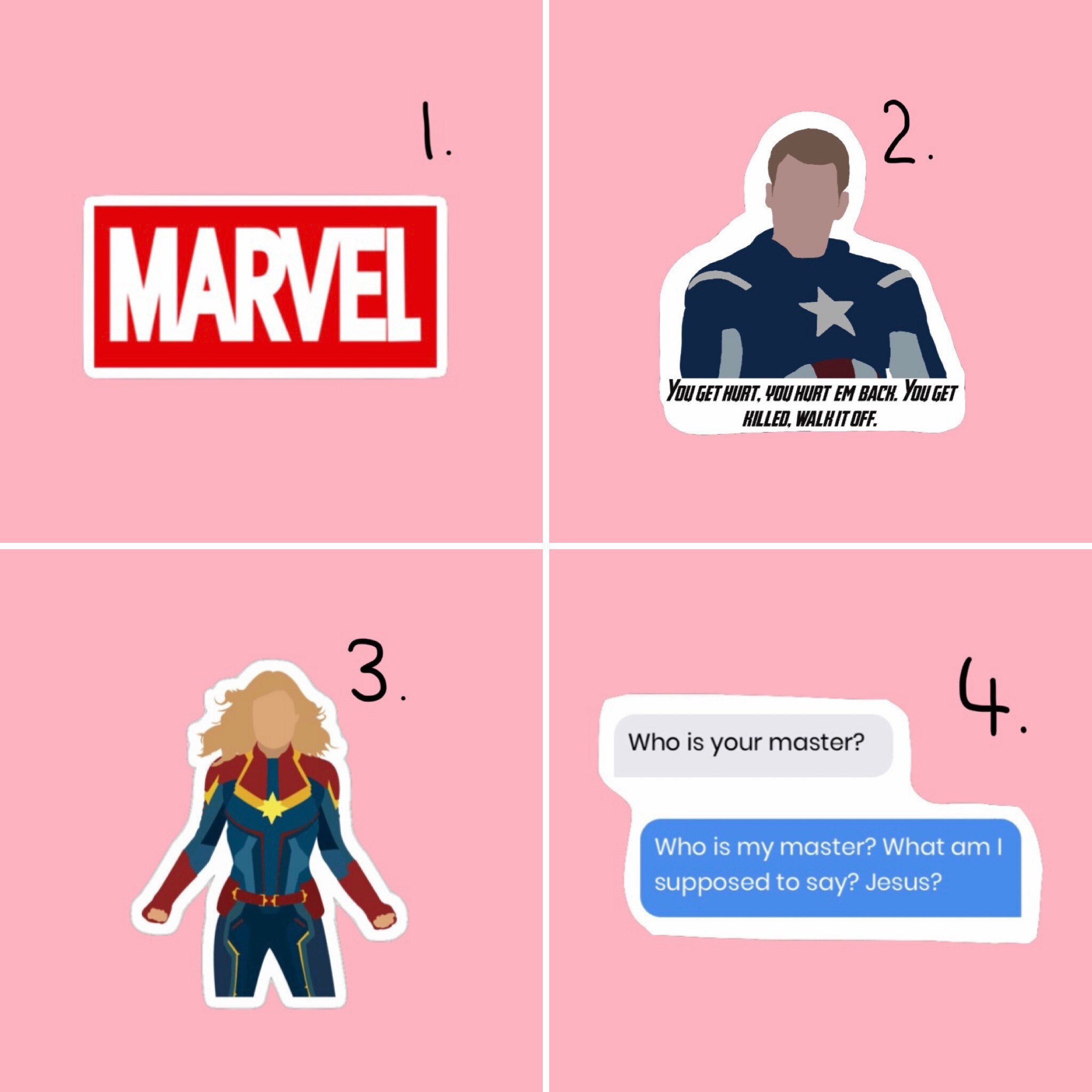 Marvel Stickers Etsy
