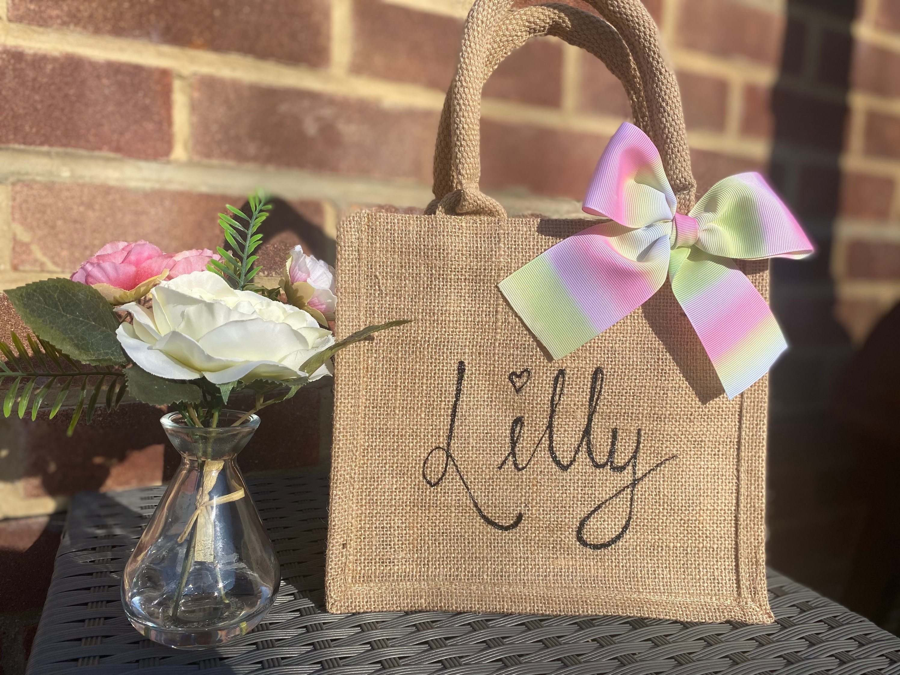 Hessian Lunch Bag Etsy UK