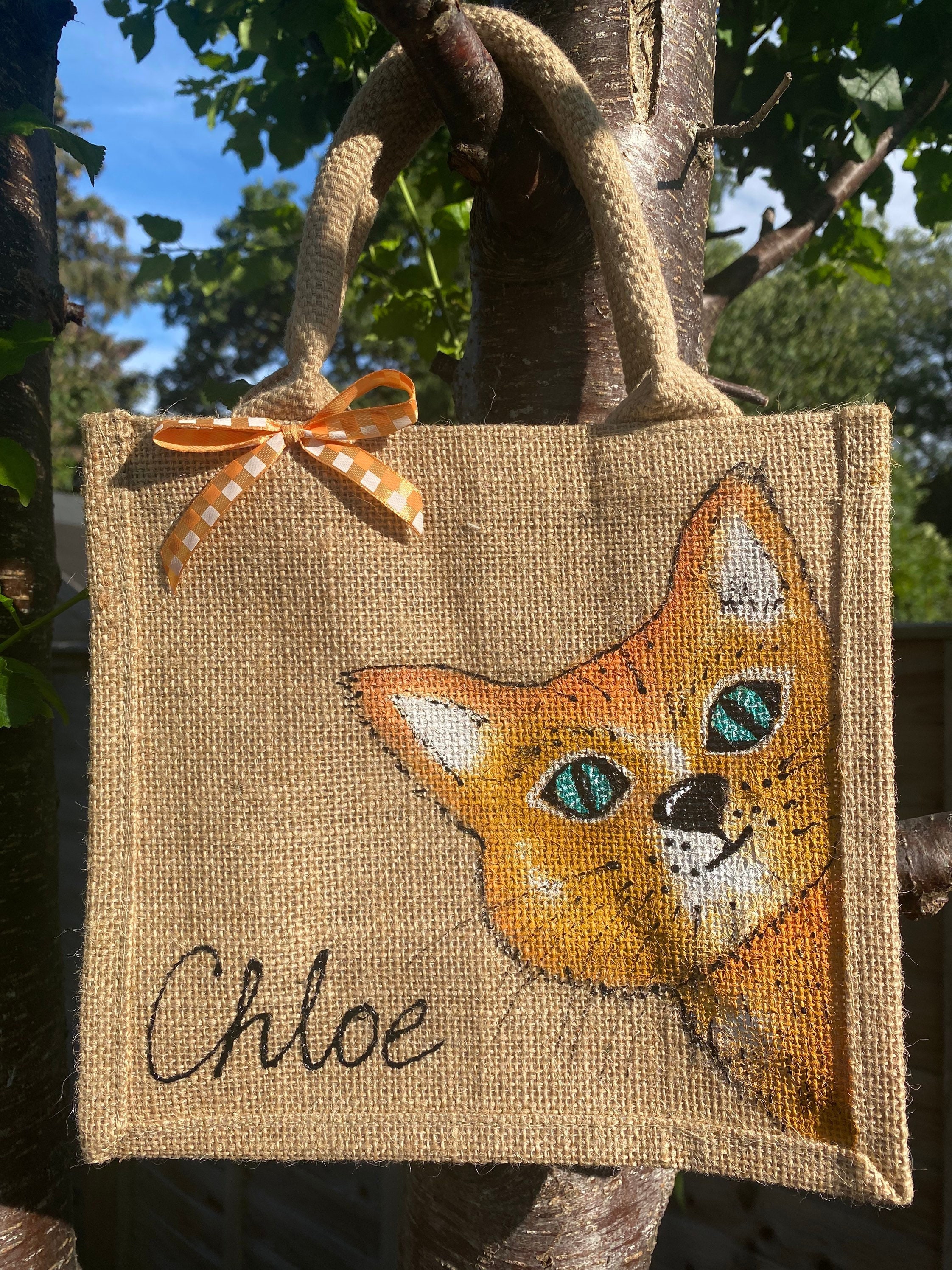 Hessian Backpack Etsy UK