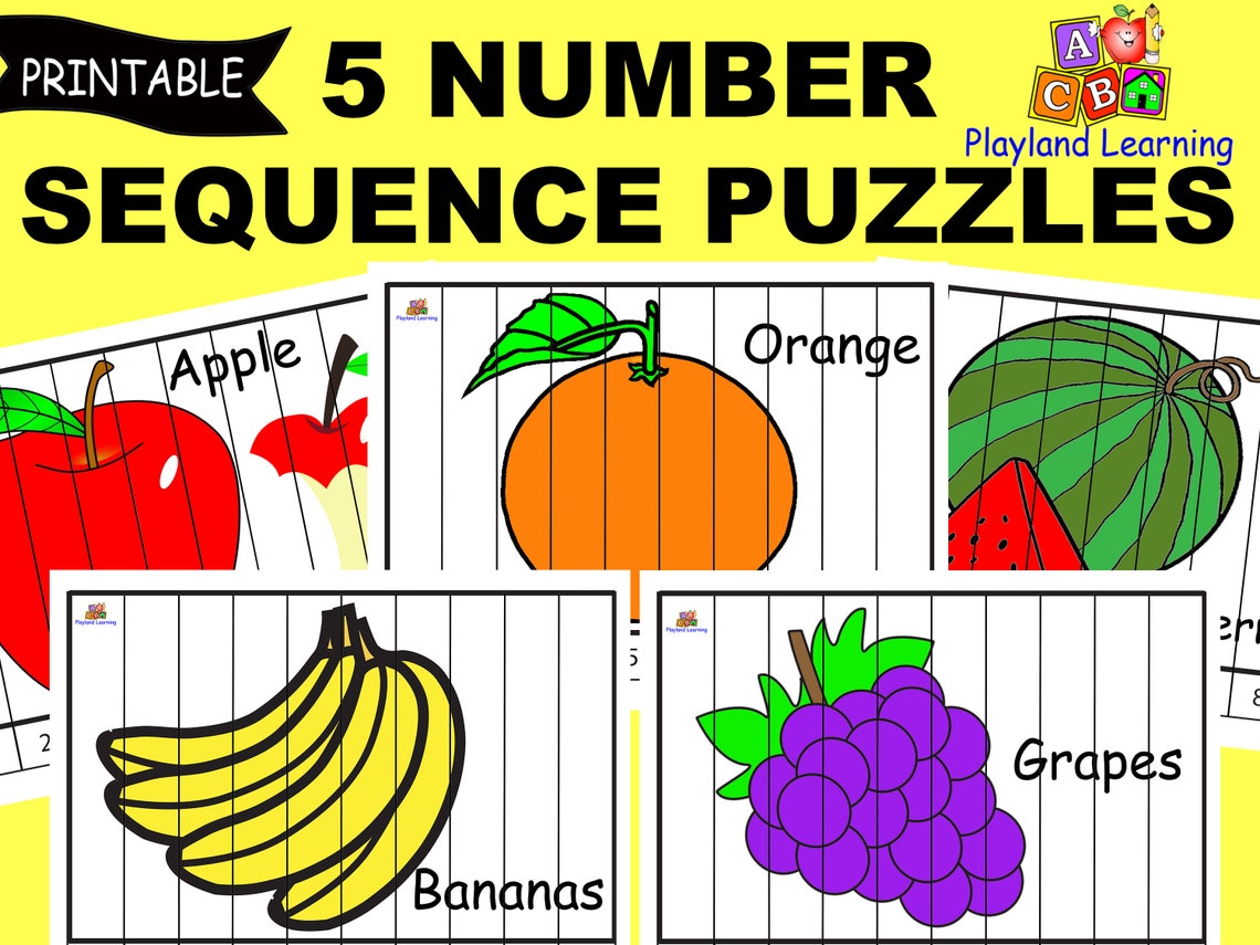 printable number sequence puzzle printable number sequence puzzle