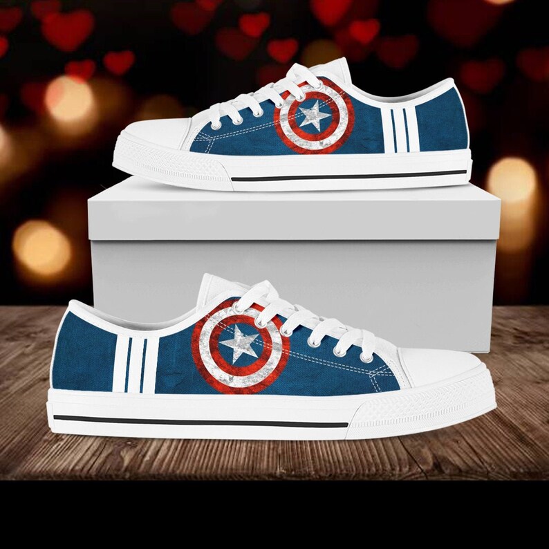 captain america converse low top