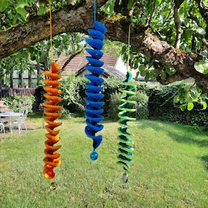 Crocheted wind chime