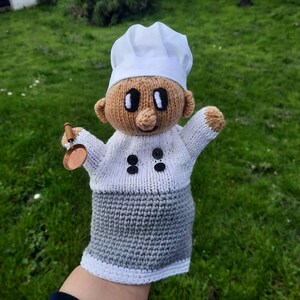 títere de mano policía cocinero bombero Bäcker / Koch