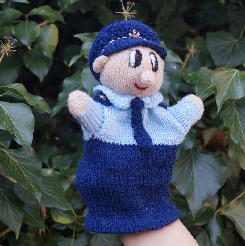 títere de mano policía cocinero bombero Polizist