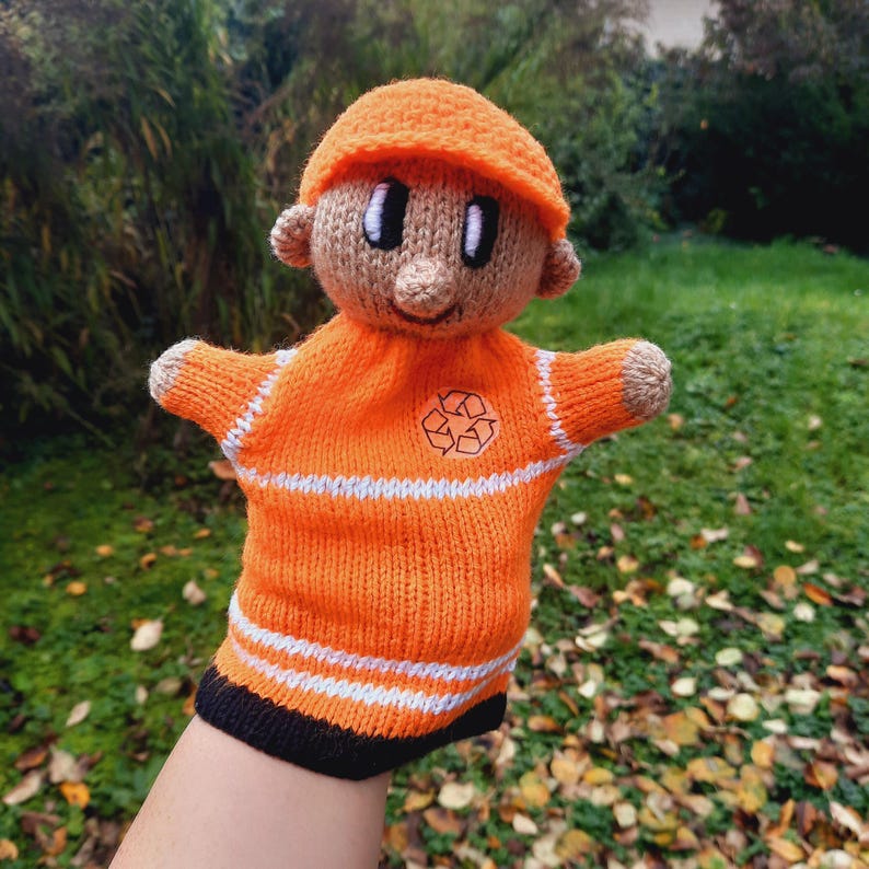 títere de mano policía cocinero bombero Müllmann