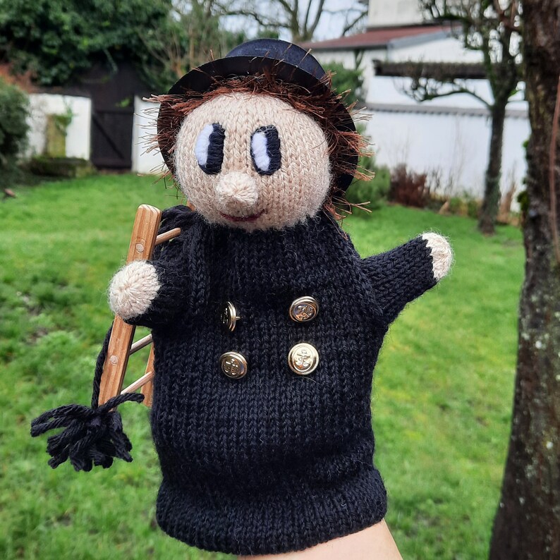 títere de mano policía cocinero bombero Schornsteinfeger