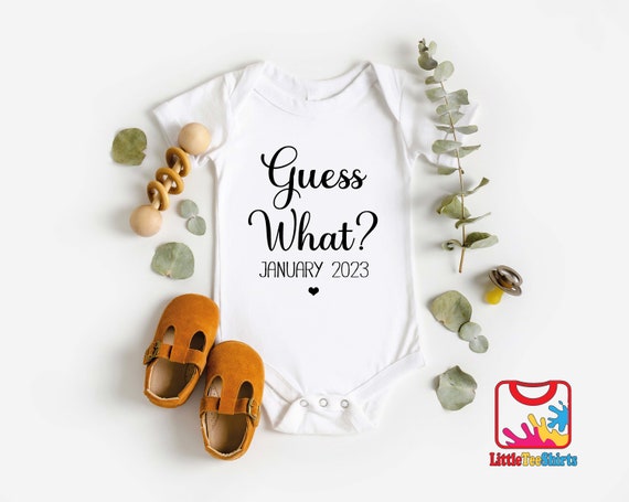 Guess What Personalized Twin Onesies®®,twins Pregnancy Announcement Onesie®,cute  Custom Twin Baby Bodysuits,twins Pregnancy Reveal Onesie® -  Canada