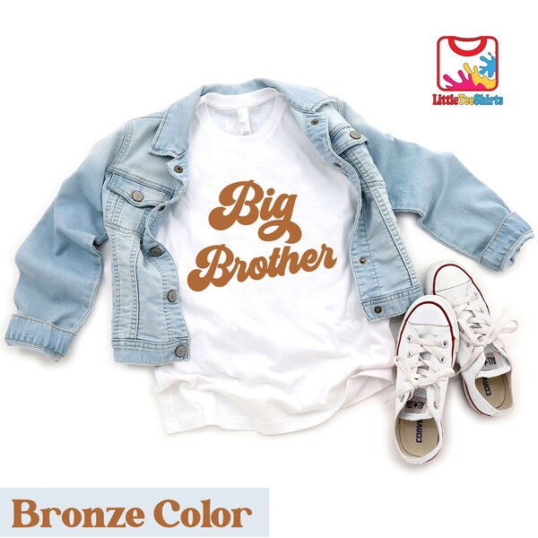 Retro Big Brother Shirt, Big Brother Shirt, Hipster Big Brother Tee, Vintage Big Brother Kids shirt