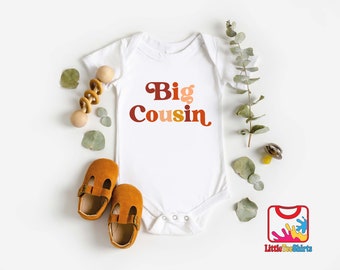 Cute Big cousin Baby Boy Bodysuit,Big Cousin Onesie® - Cute Big Cousin Baby Onesie® - Cute Cousin Baby Gift - Big Cousin Toddler Shirt