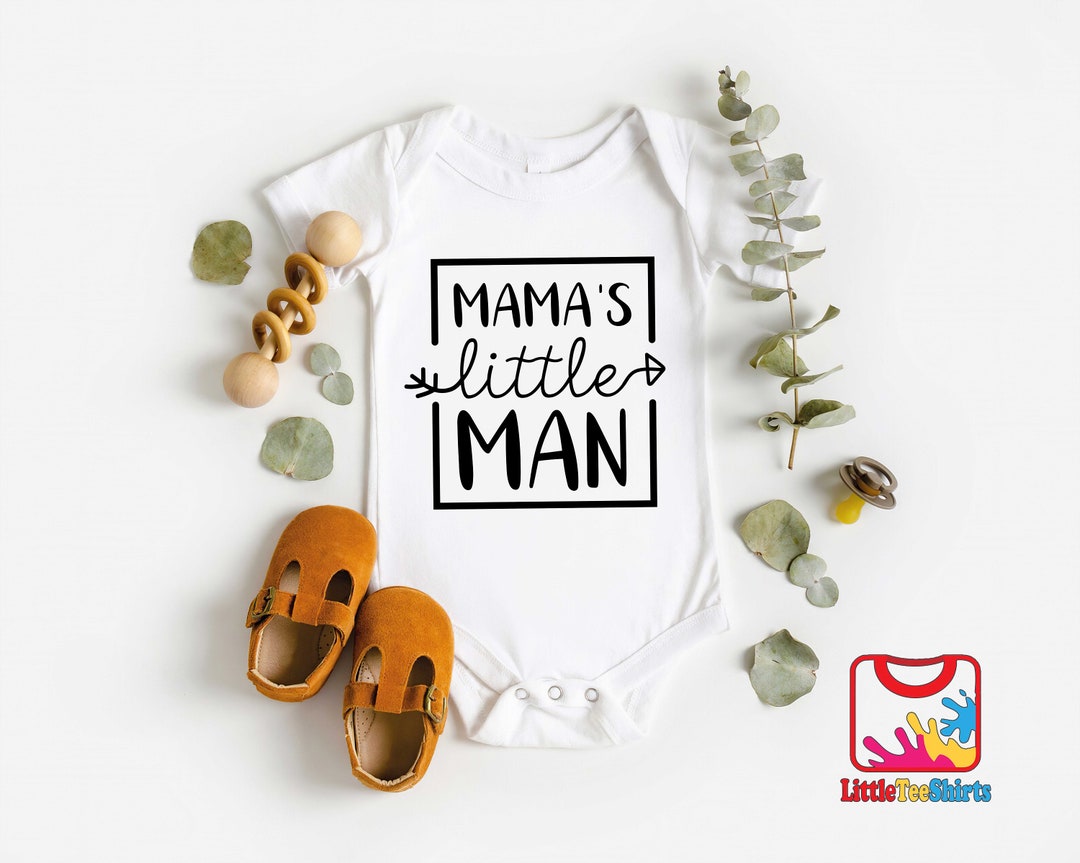 Mama's Little Man Onesie® Minimalist Natural Onesie® Etsy