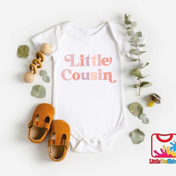 Little cousin baby girl onesie, little cousin tshirt, little cousin t-shirt,baby announcement, little cousin t-shirt,Little Cousin Bodysuit