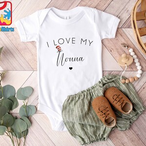 I Love My Nonna( or any title)  Baby Onesie®, Cute I Love My Nonna Bodysuit, Family Baby Clothes, Nonna Baby Shirt, Nonna Baby Gift