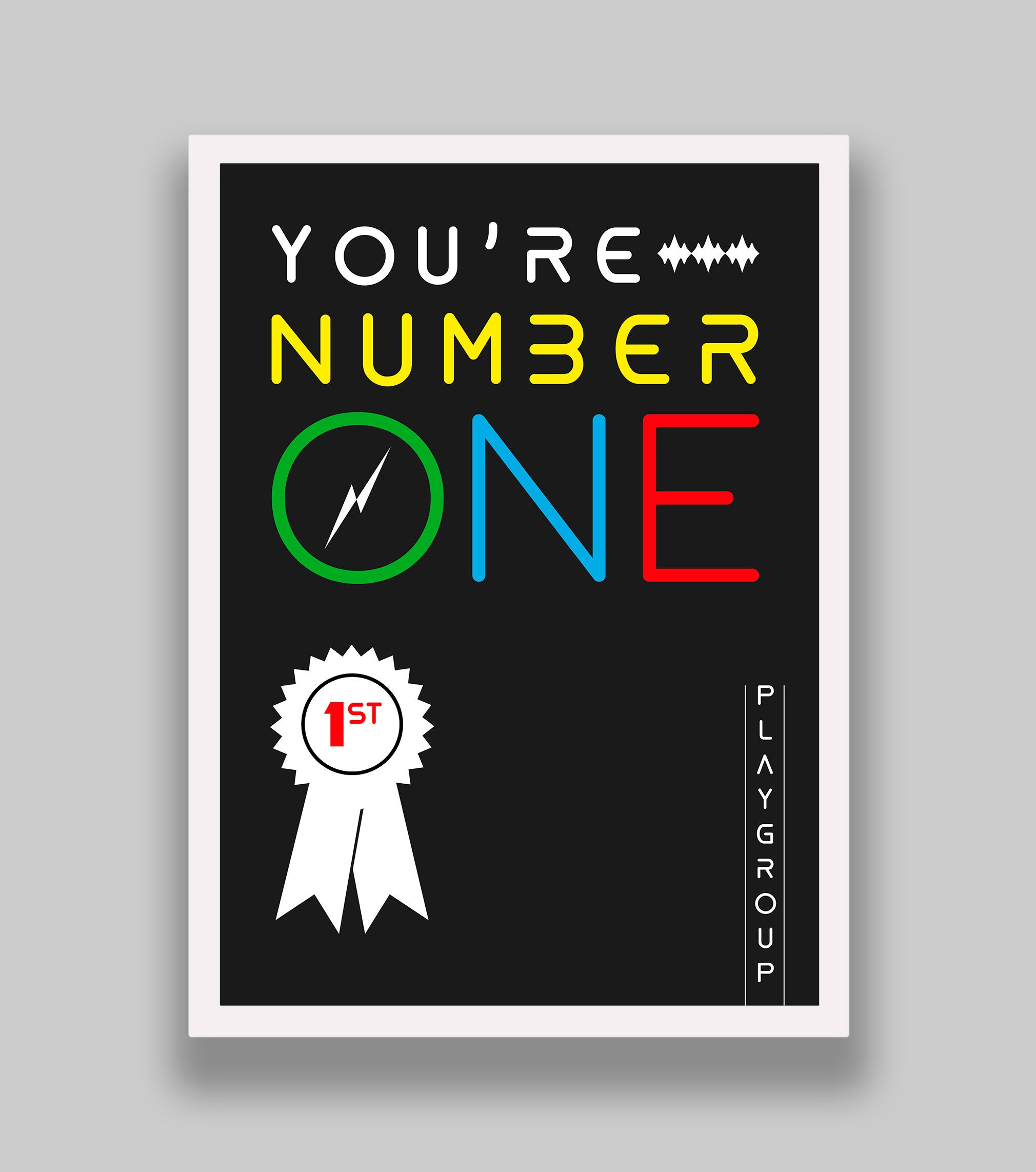 Youre Number One par Playgroup print A4/A3/A2 Youre Number | Etsy