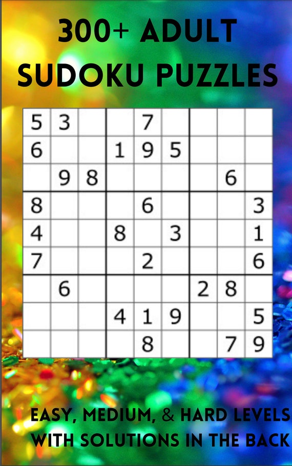 318 difficult sudoku puzzle book for experts and experienced etsy