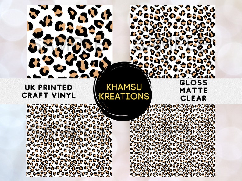leopard vinyl htv