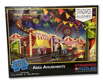 Area Amusements Math Jigsaw Puzzle
