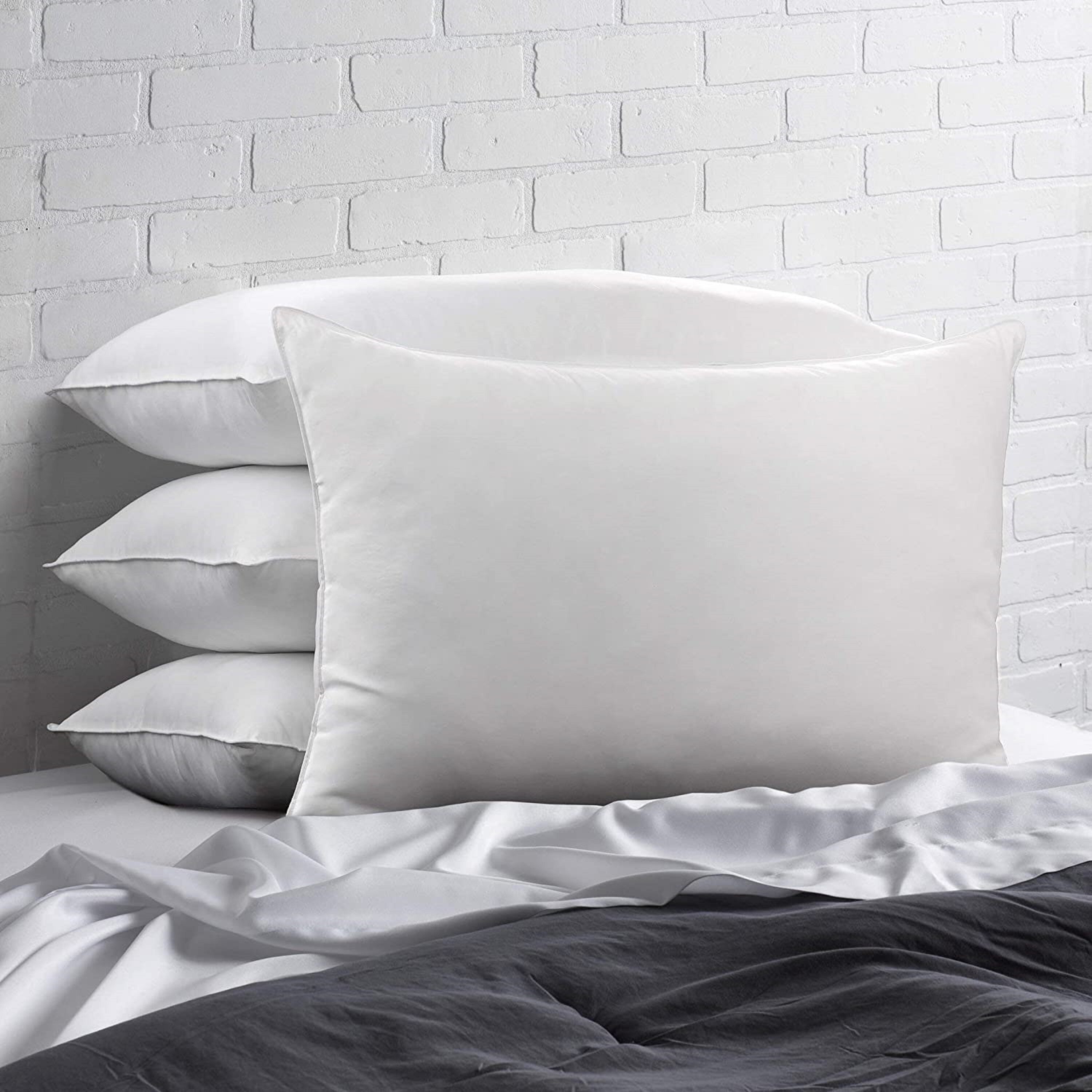 King Size Bed Pillows 100 Polyster Down Alternative White Etsy