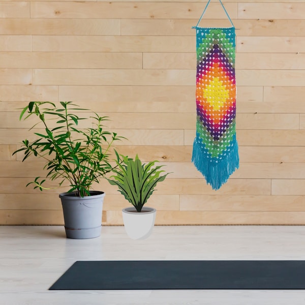 Macrame Wall Hanging| Easy Crochet Pattern| Crochet Wall Hanging| Wall Decor DIY| Mandala Yarn