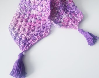 Easy Crochet Scarf Pattern | Beginner Crochet Pattern | Granny Stitches Pattern