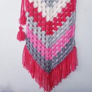 Boho Crochet Wall Hanging Pattern DIY Wall Hanging image 5